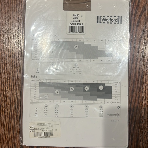 NWT Wolford Energy 35 light support tights XS - Picture 2 of 3